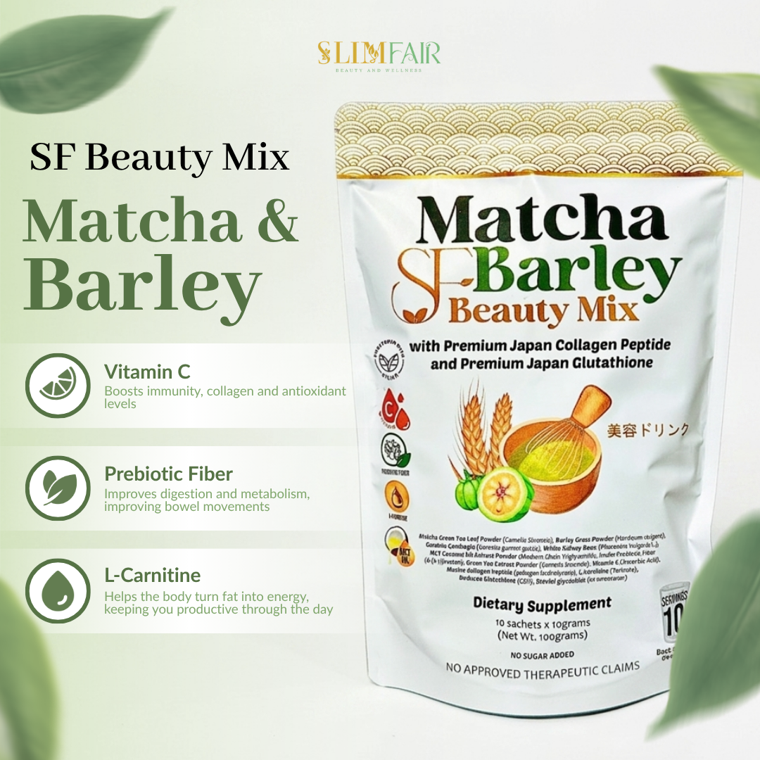 SLIMFAIR MATCHA BARLEY BEAUTY MIX (10 servings)