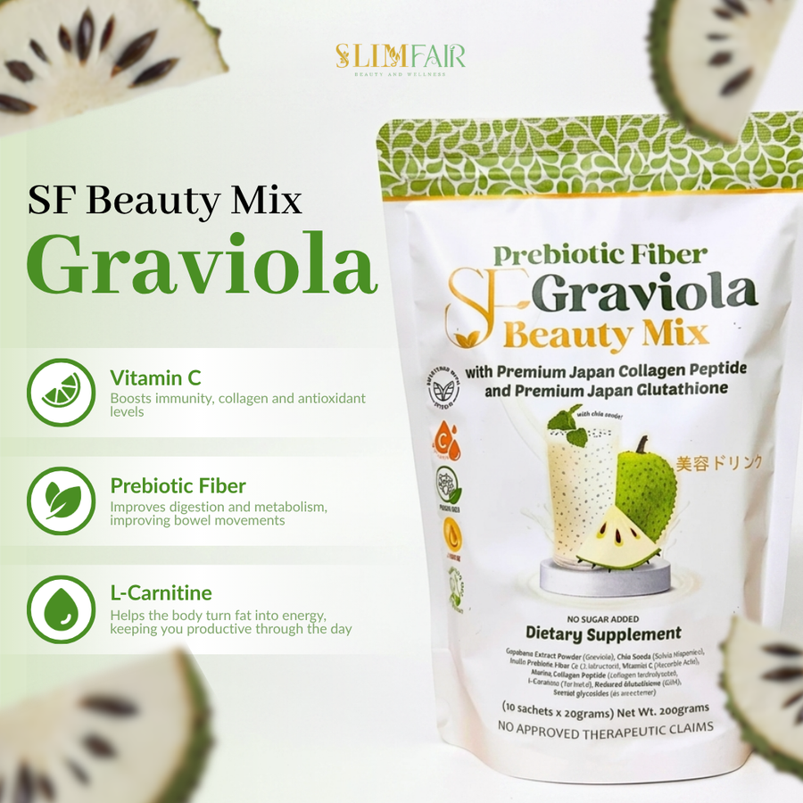 SF BEAUTY MIX - GRAVIOLA/GUYABANO WITH CHIA SEEDS (10 servings)