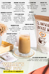 Slimfair Coffee with Collagen, Glutathione, L-carnitine