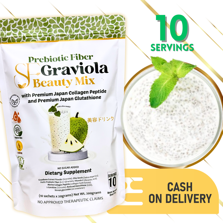 SF BEAUTY MIX - GRAVIOLA/GUYABANO WITH CHIA SEEDS (10 servings)