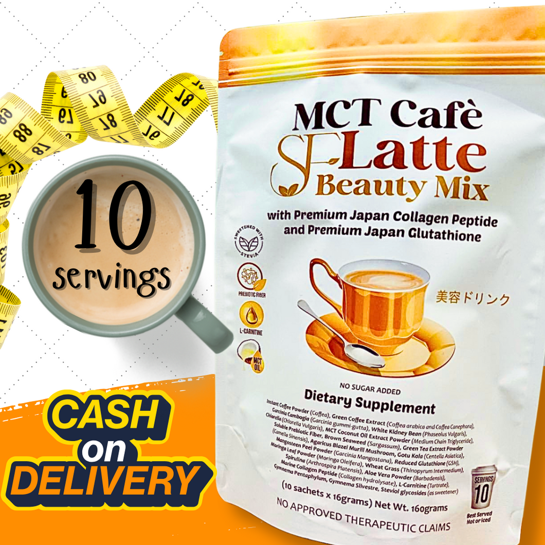 NEW SLIMFAIR CAFE LATTE BEAUTY MIX (10 SACHETS)
