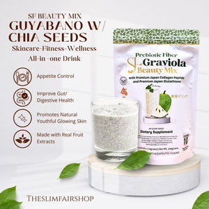 SF BEAUTY MIX - GRAVIOLA/GUYABANO WITH CHIA SEEDS (10 servings)