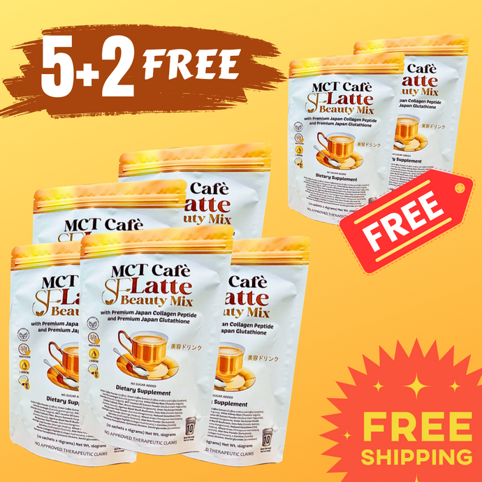 5+2 FREE CAFE LATTE FREE SHIPPING