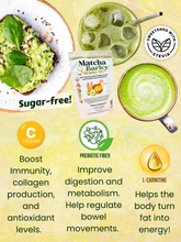 Load image into Gallery viewer, 7 Packs Matcha Barley Bundle + Free Glutakojic Soap