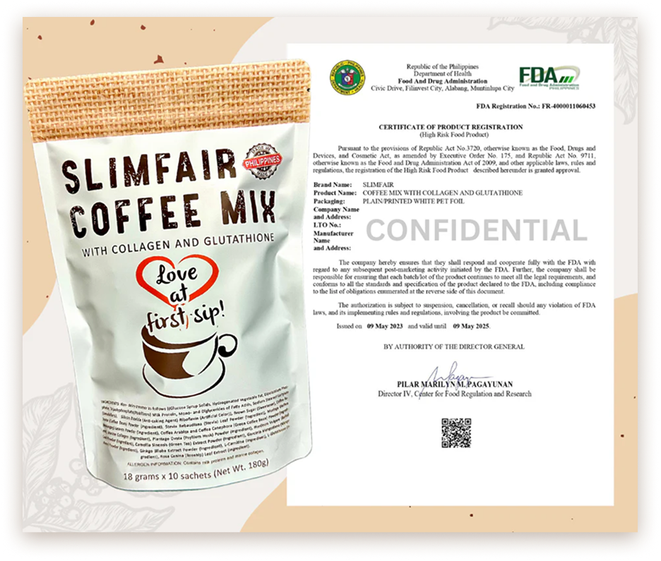 Product and FDA certification